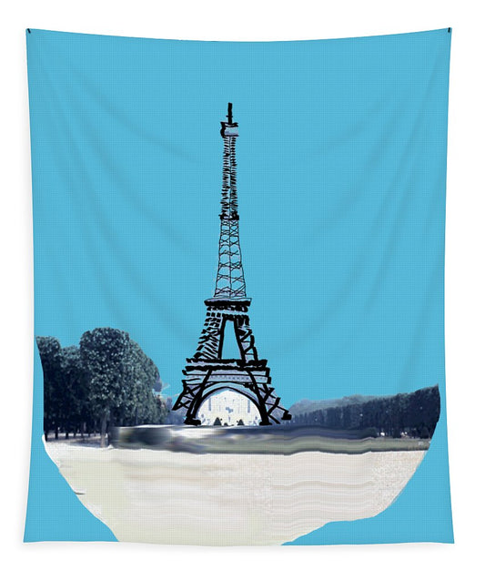 Vintage Eiffel tower Impression - Tapestry