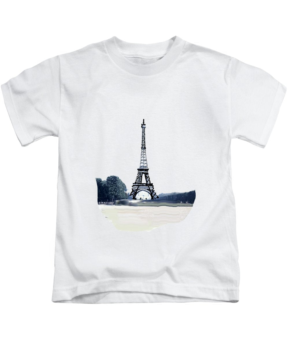 Vintage Eiffel tower Impression - Kids T-Shirt