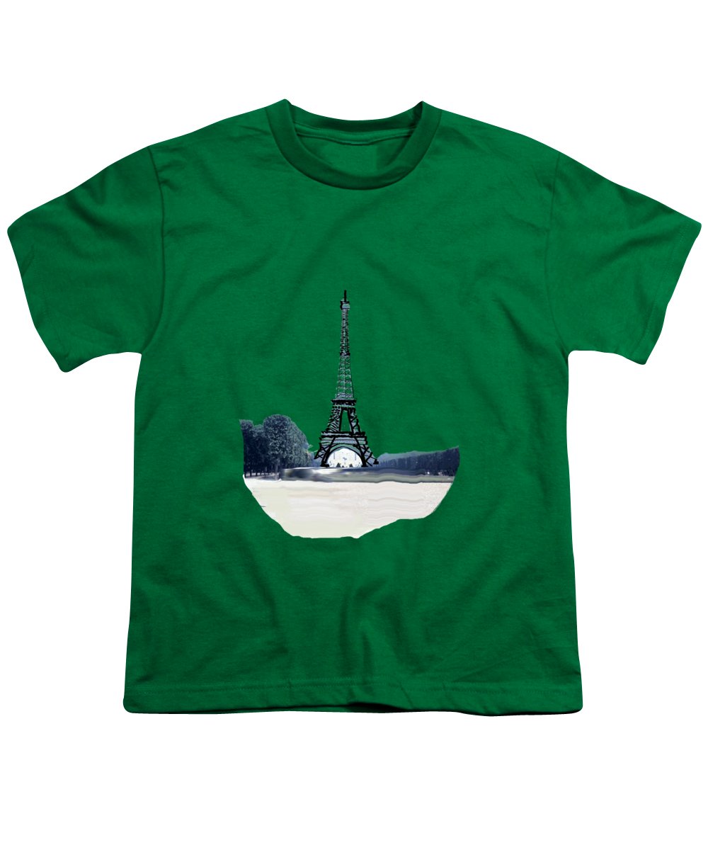 Vintage Eiffel tower Impression - Youth T-Shirt