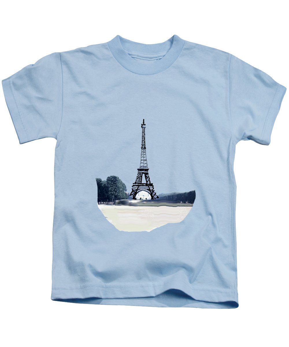 Vintage Eiffel tower Impression - Kids T-Shirt