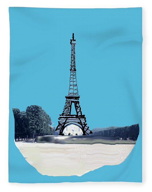 Vintage Eiffel tower Impression - Blanket