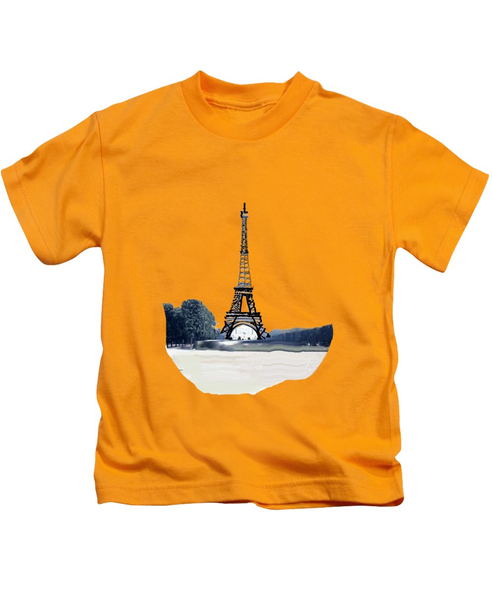 Vintage Eiffel tower Impression - Kids T-Shirt