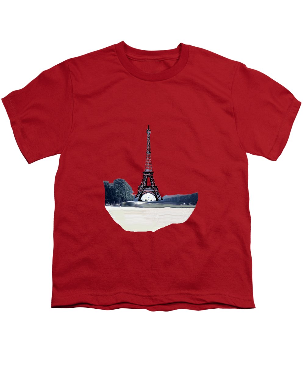 Vintage Eiffel tower Impression - Youth T-Shirt
