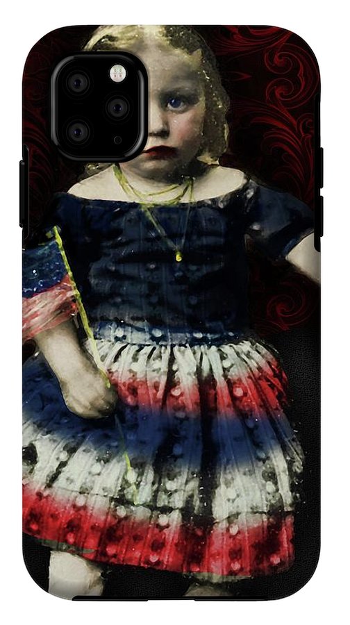 Vintage Patriotic Child - Phone Case