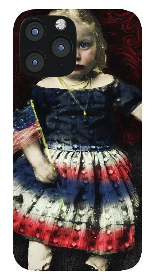 Vintage Patriotic Child - Phone Case