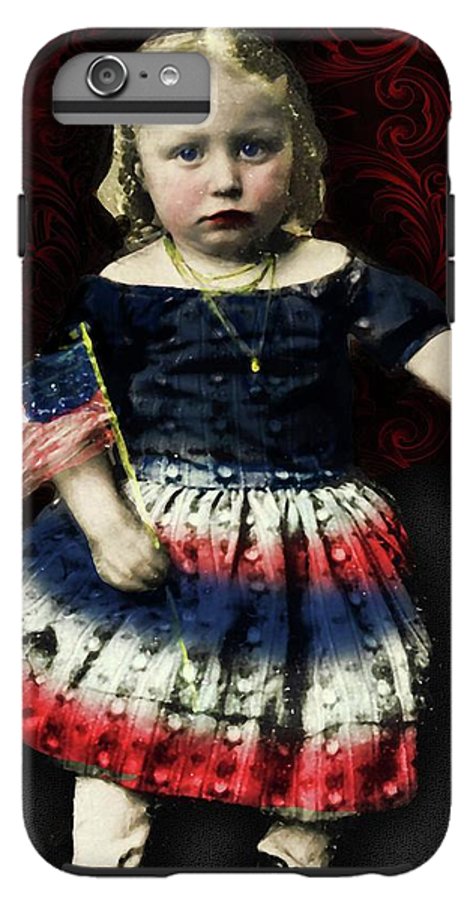 Vintage Patriotic Child - Phone Case