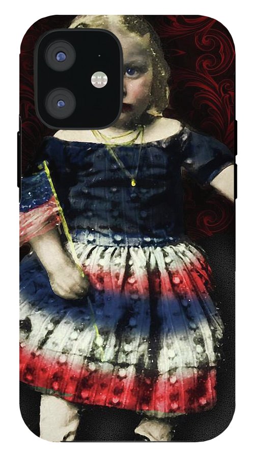 Vintage Patriotic Child - Phone Case