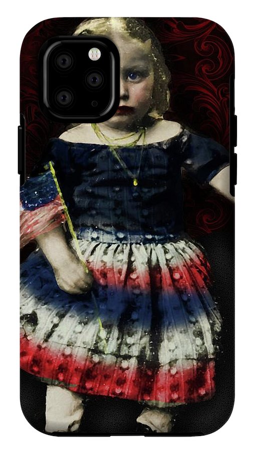 Vintage Patriotic Child - Phone Case