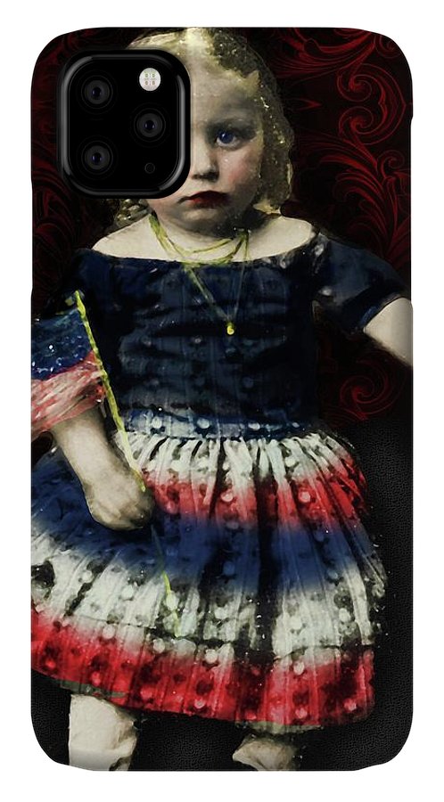 Vintage Patriotic Child - Phone Case