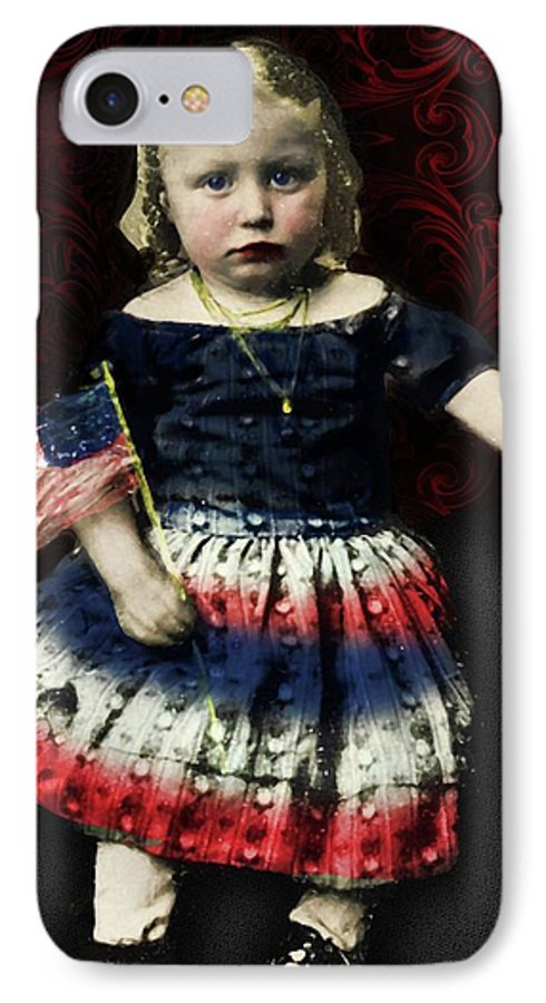Vintage Patriotic Child - Phone Case