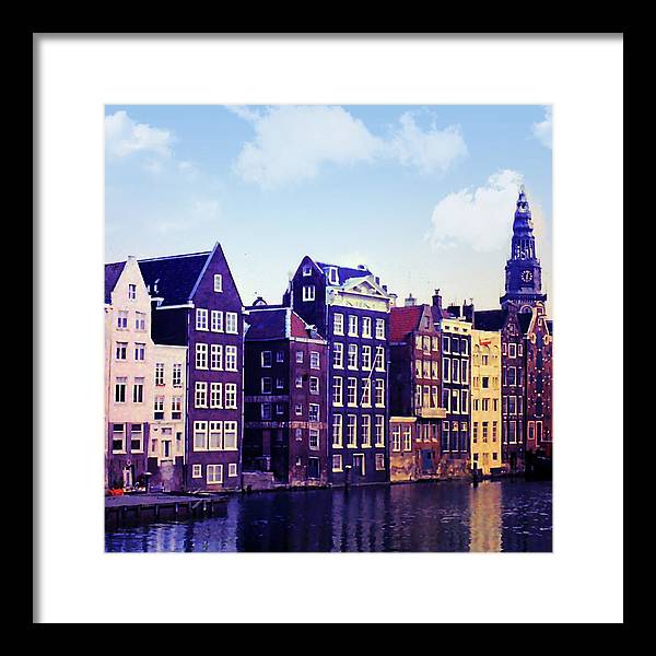 Vintage Travel Amsterdam - Framed Print