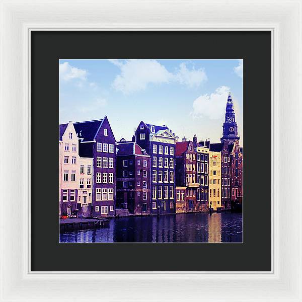 Vintage Travel Amsterdam - Framed Print