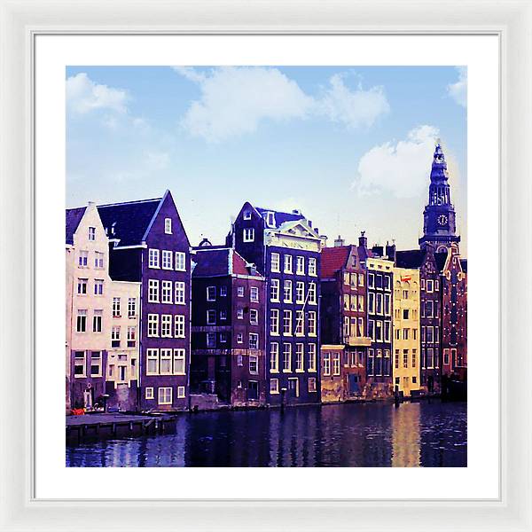 Vintage Travel Amsterdam - Framed Print