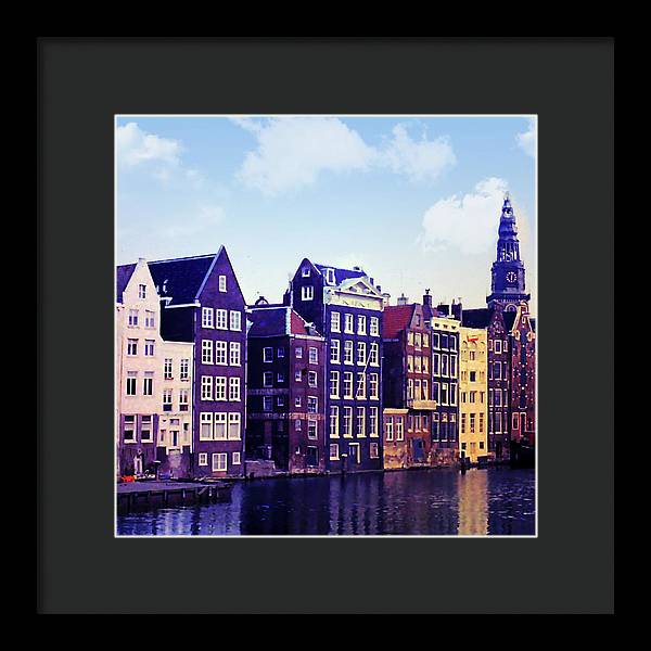 Vintage Travel Amsterdam - Framed Print