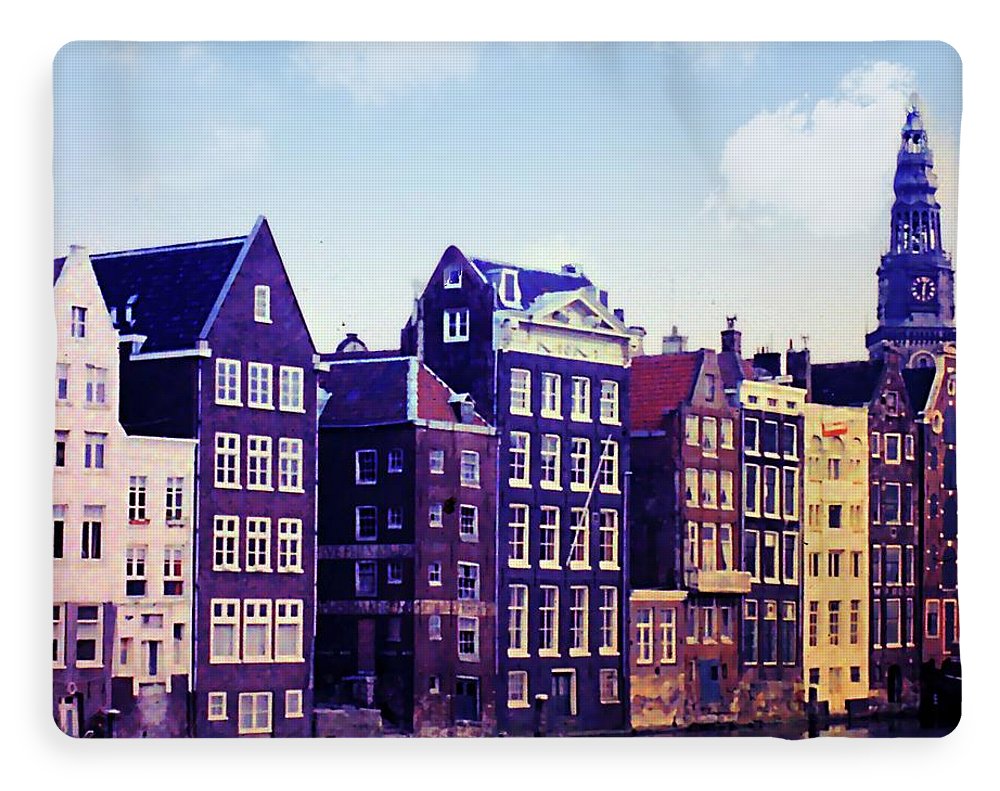 Vintage Travel Amsterdam - Blanket