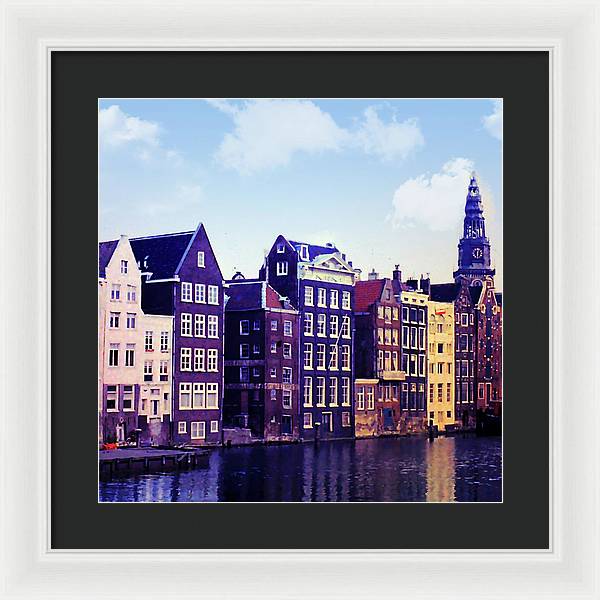 Vintage Travel Amsterdam - Framed Print