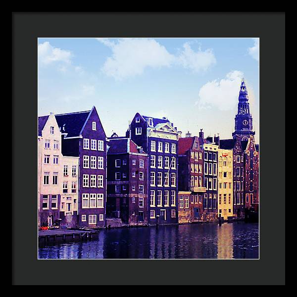 Vintage Travel Amsterdam - Framed Print