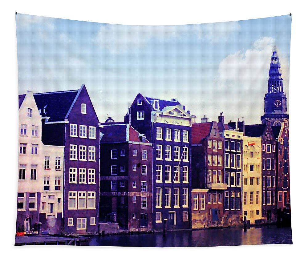 Vintage Travel Amsterdam - Tapestry