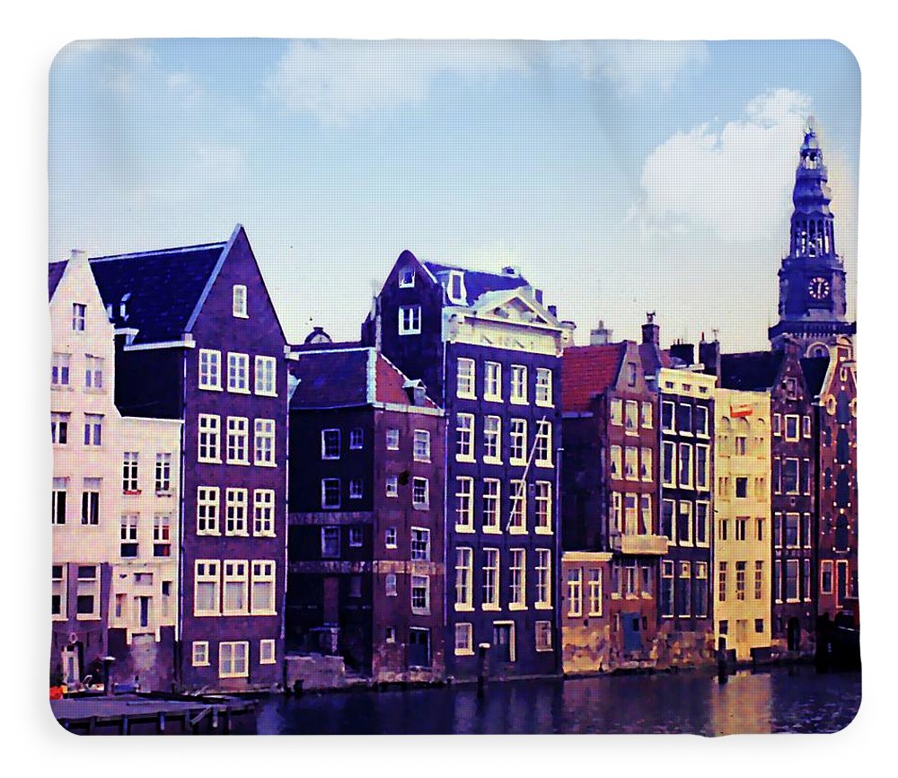 Vintage Travel Amsterdam - Blanket