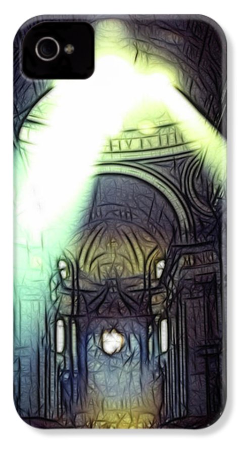 Vintage Travel Cathedral Light Show - Phone Case