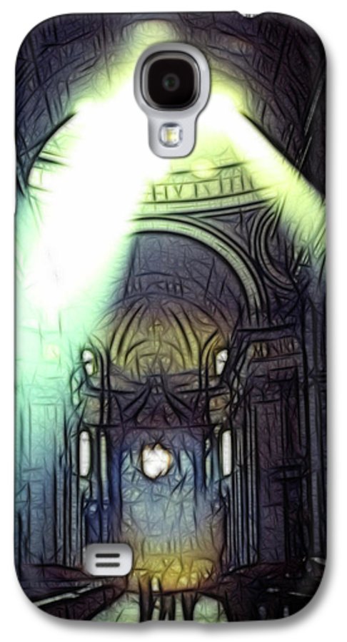 Vintage Travel Cathedral Light Show - Phone Case