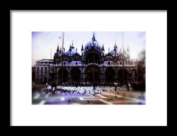 Vintage Travel Cathedral San Marco - Framed Print