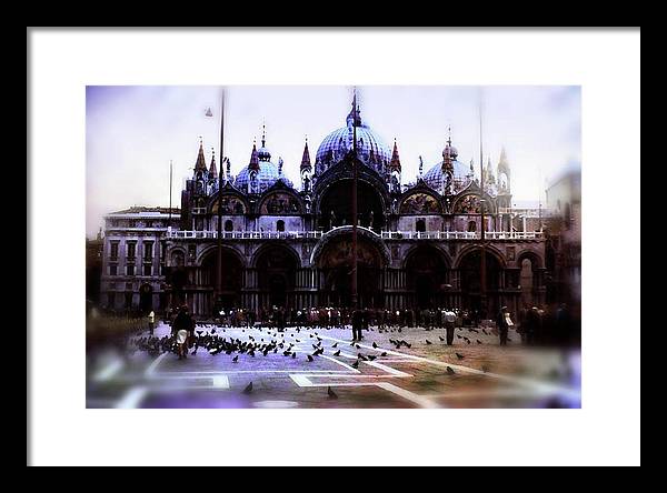 Vintage Travel Cathedral San Marco - Framed Print