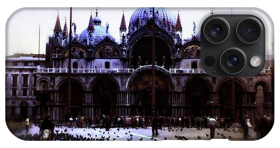 Vintage Travel Cathedral San Marco - Phone Case