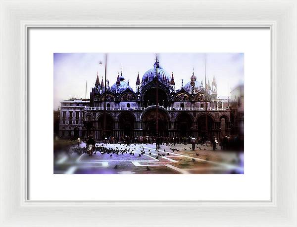 Vintage Travel Cathedral San Marco - Framed Print