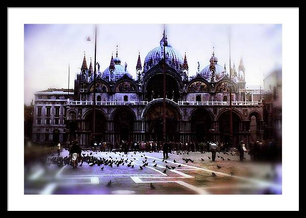 Vintage Travel Cathedral San Marco - Framed Print