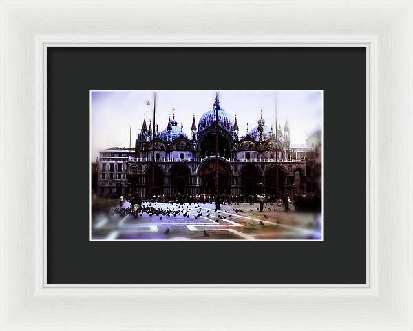 Vintage Travel Cathedral San Marco - Framed Print