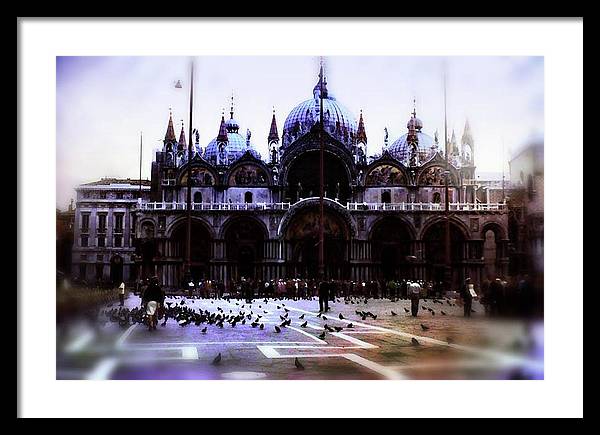 Vintage Travel Cathedral San Marco - Framed Print