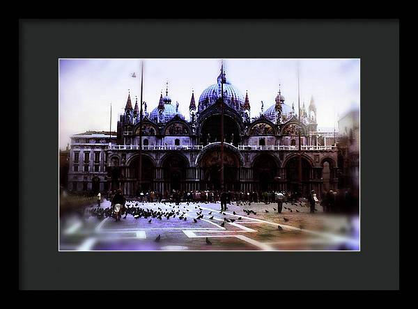 Vintage Travel Cathedral San Marco - Framed Print
