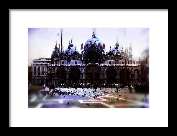 Vintage Travel Cathedral San Marco - Framed Print