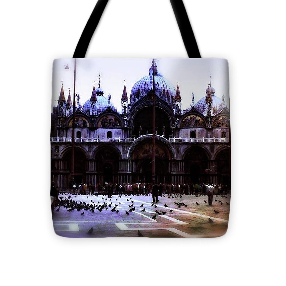Vintage Travel Cathedral San Marco - Tote Bag