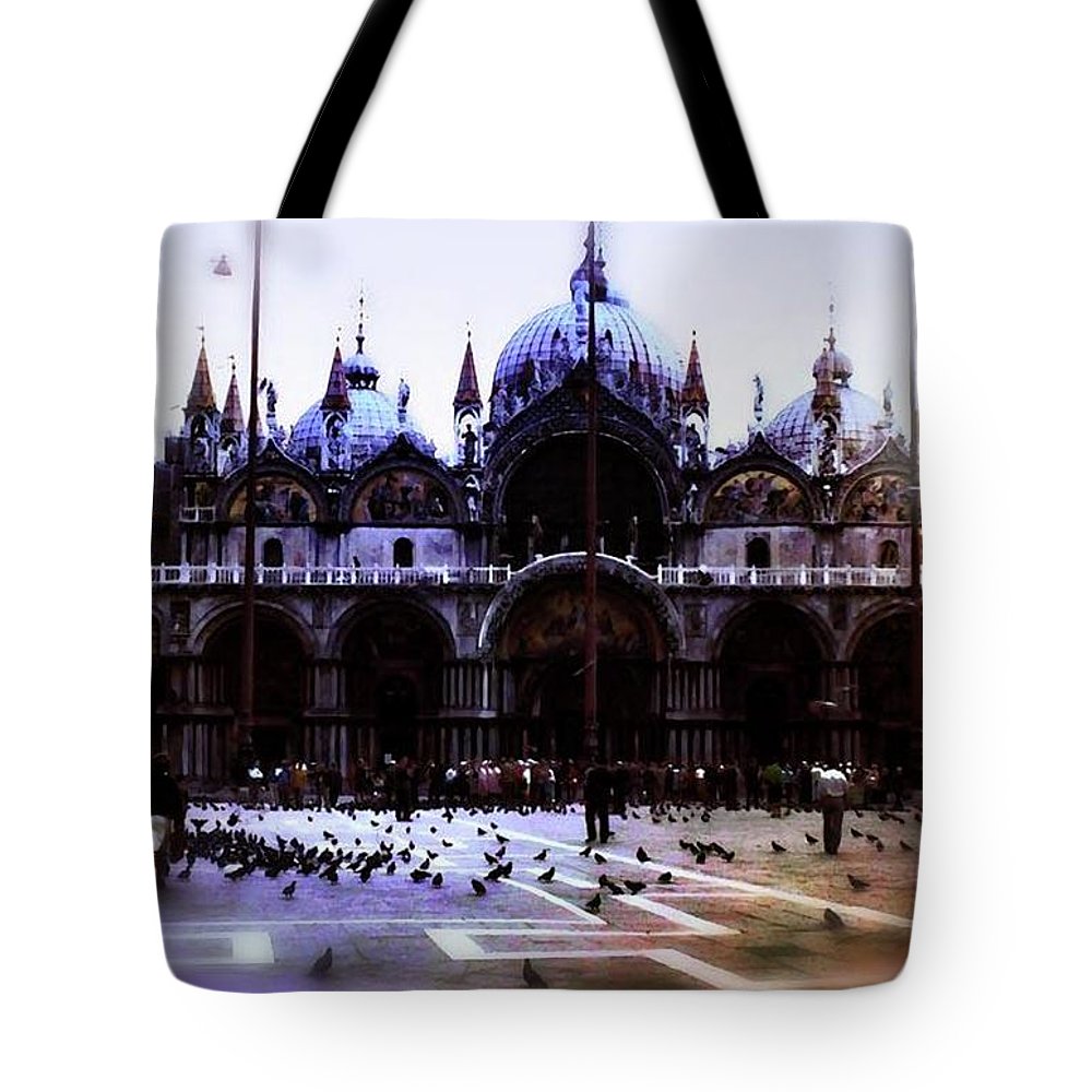 Vintage Travel Cathedral San Marco - Tote Bag