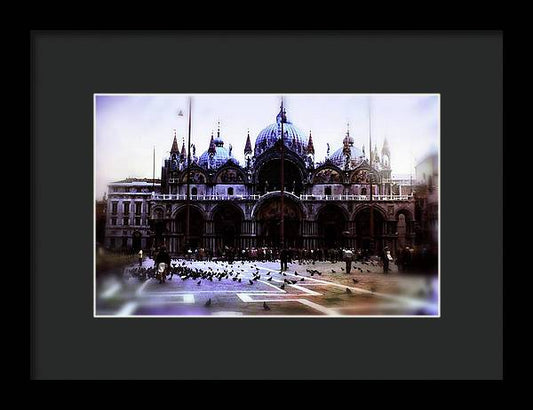 Vintage Travel Cathedral San Marco - Framed Print