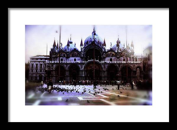 Vintage Travel Cathedral San Marco - Framed Print