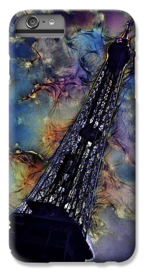 Vintage Travel Eiffel Tower Abstract - Phone Case