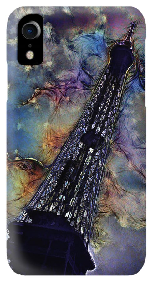 Vintage Travel Eiffel Tower Abstract - Phone Case