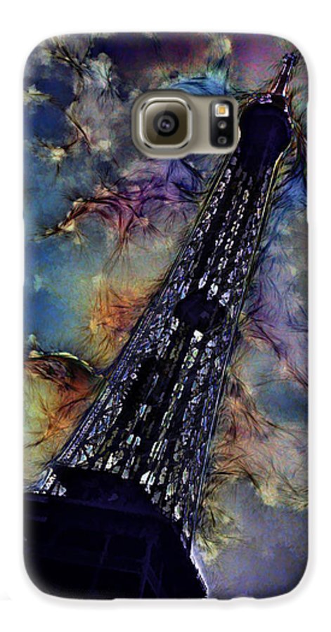Vintage Travel Eiffel Tower Abstract - Phone Case