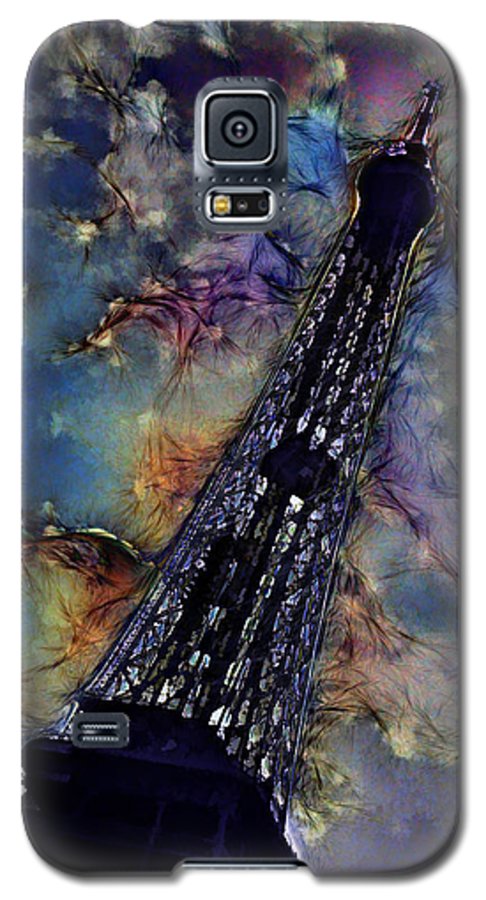 Vintage Travel Eiffel Tower Abstract - Phone Case