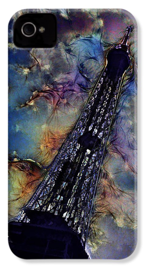 Vintage Travel Eiffel Tower Abstract - Phone Case