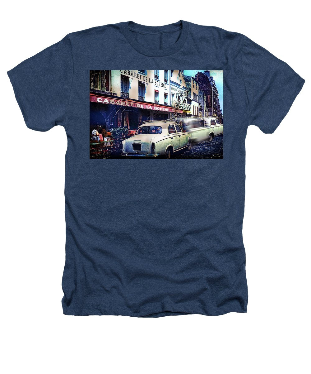 Vintage Travel French cafe Street Scene 1967 - Heathers T-Shirt