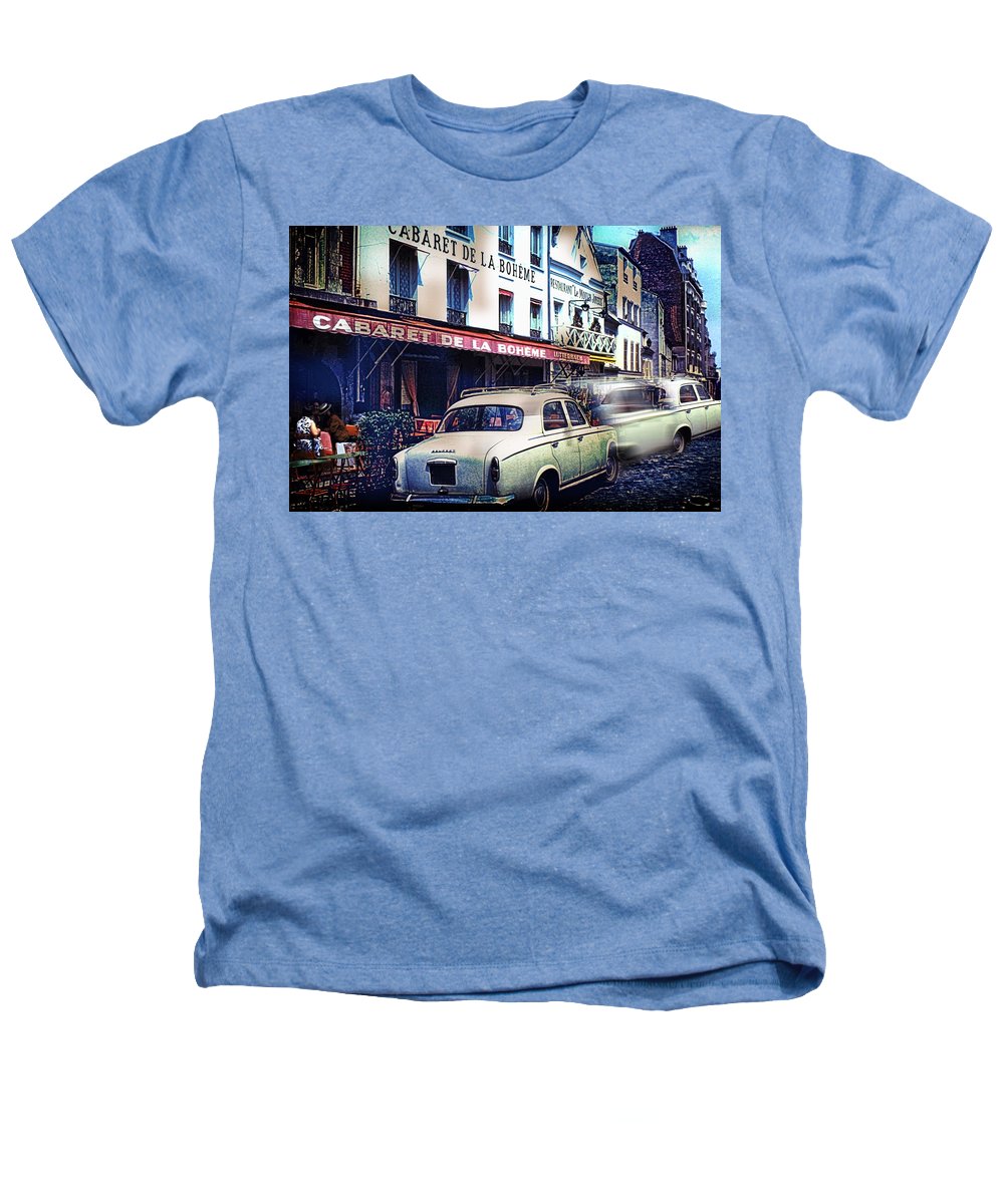 Vintage Travel French cafe Street Scene 1967 - Heathers T-Shirt