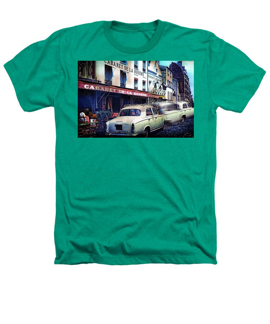 Vintage Travel French cafe Street Scene 1967 - Heathers T-Shirt