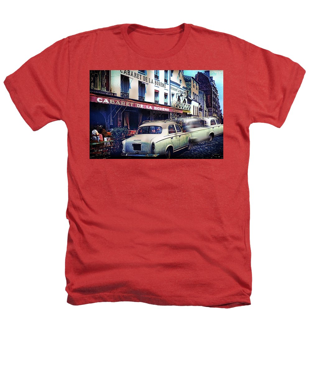 Vintage Travel French cafe Street Scene 1967 - Heathers T-Shirt