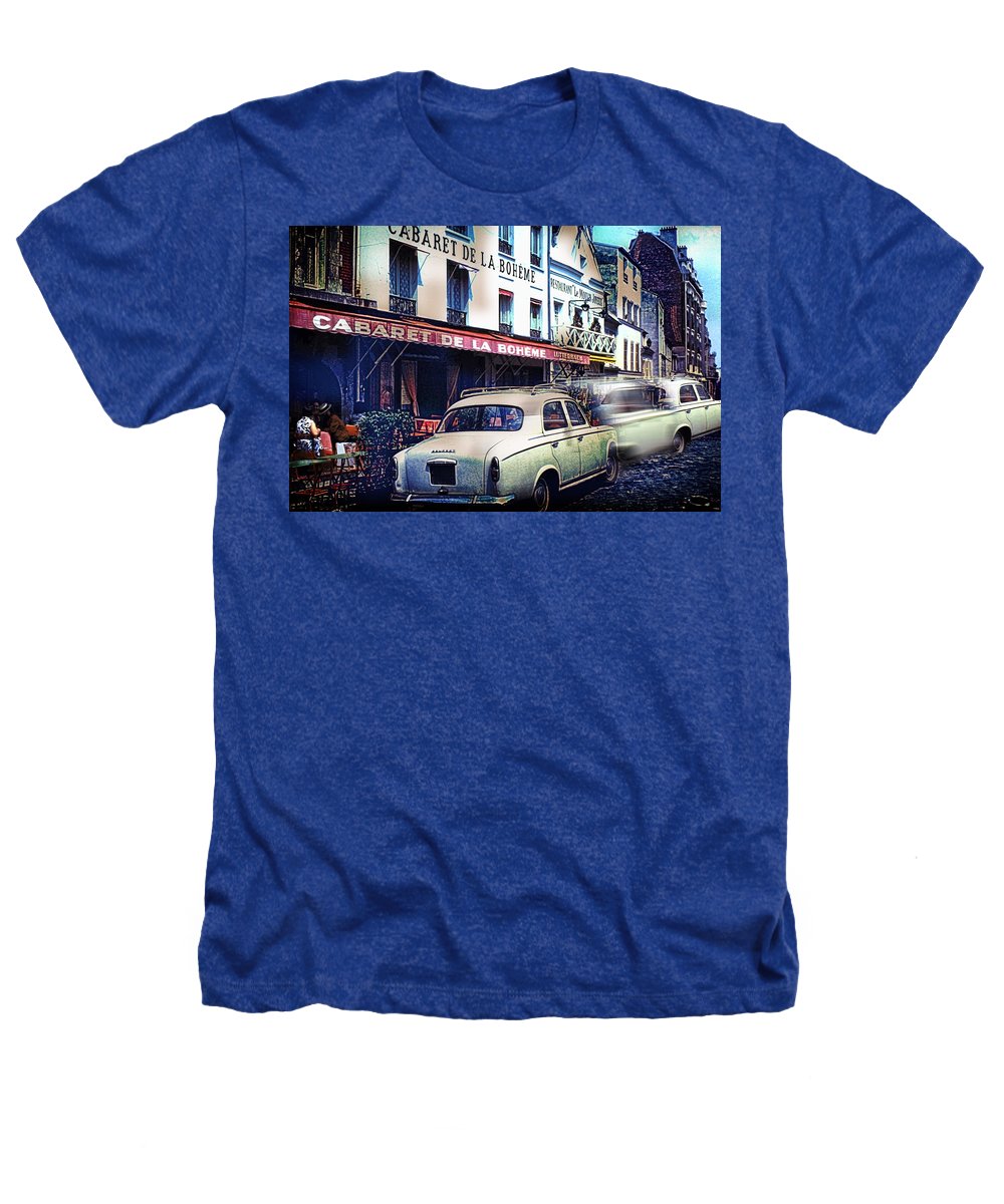 Vintage Travel French cafe Street Scene 1967 - Heathers T-Shirt
