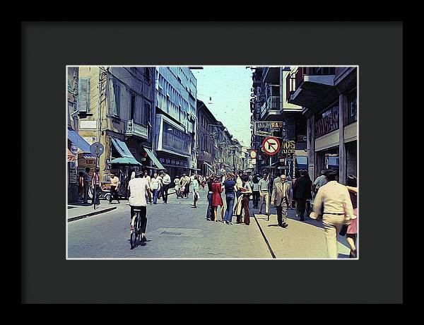 Vintage Travel Italy 1971 - Framed Print