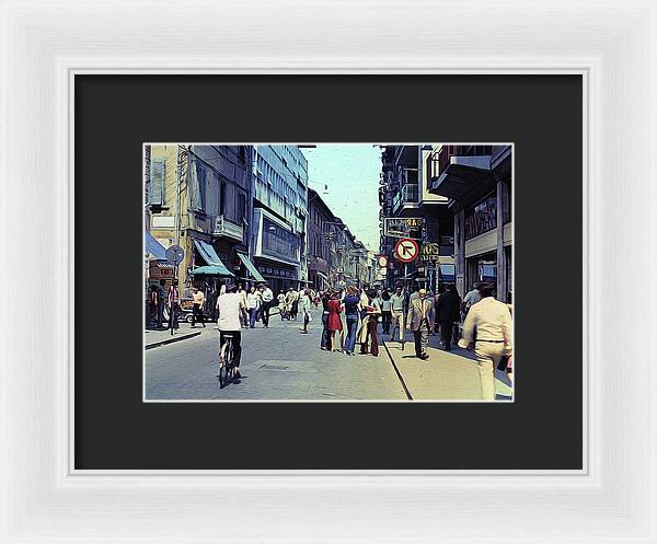 Vintage Travel Italy 1971 - Framed Print